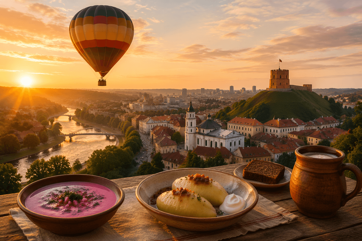 Hot Air Balloon Rides and Food Experiences in Lithuania